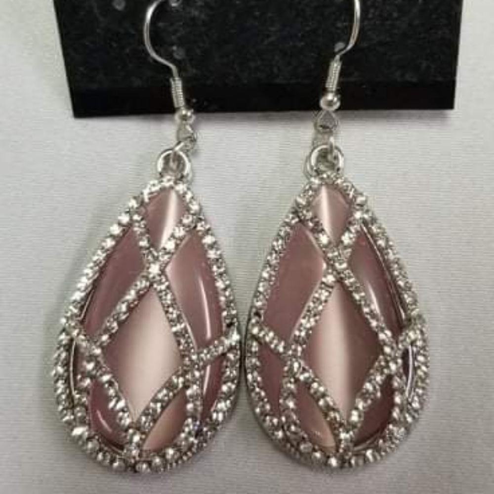 Crawling With Couture Pink Earring - Picture 3 of 7